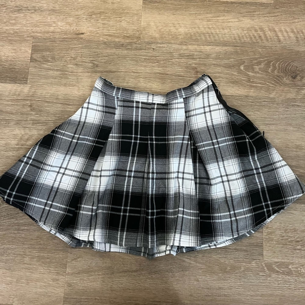 SO Plaid Mini Skirt